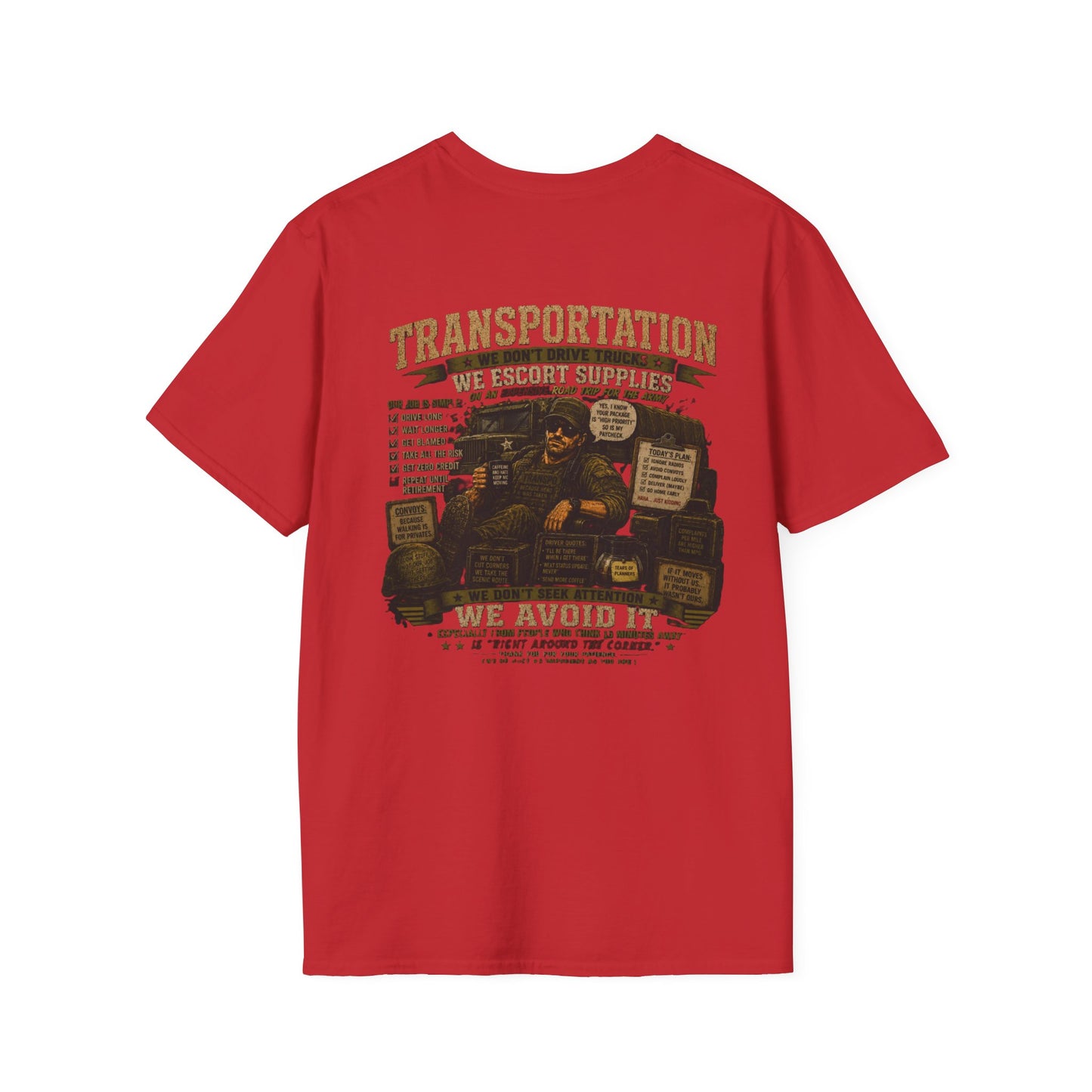 AEK Veteran Badge T-Shirt — Transportation Sarcasm Tee