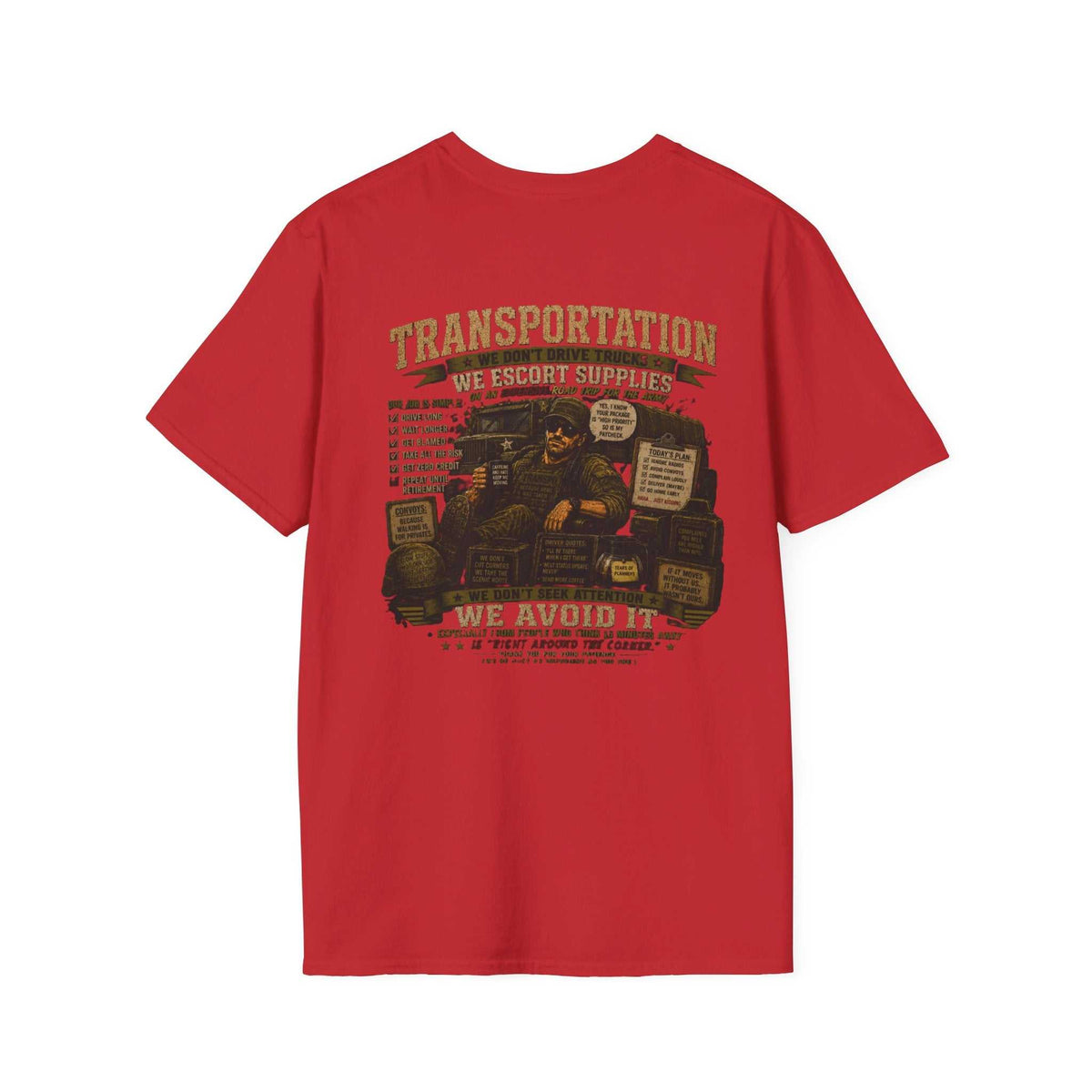 AEK Veteran Badge T-Shirt — Transportation Sarcasm Tee