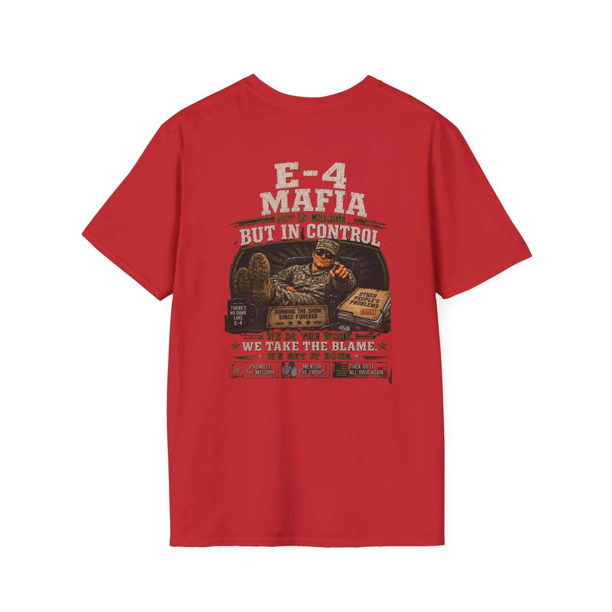 AEK Vet Badge T-Shirt — E-4 Mafia Tee