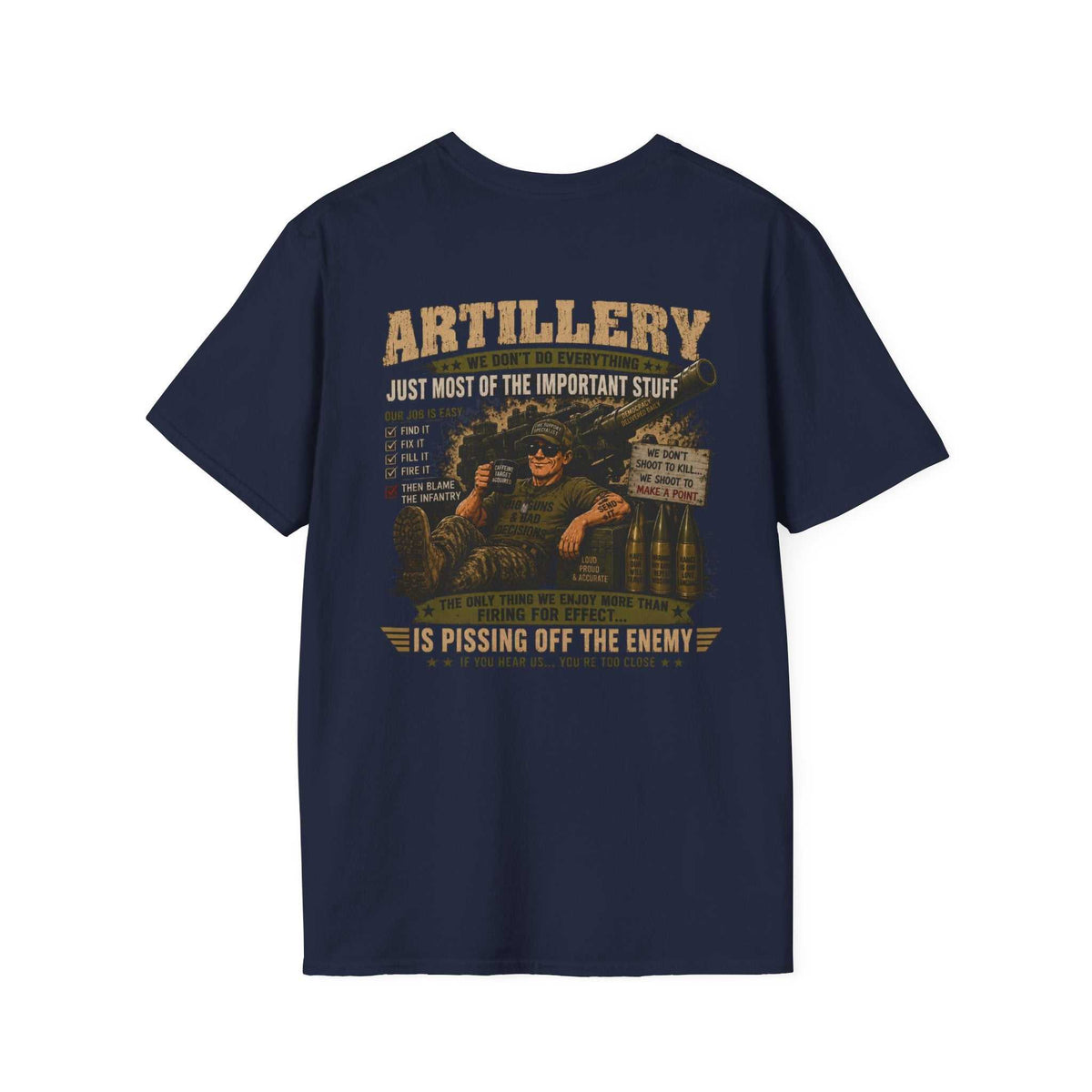 AEK Veteran Badge T-Shirt — Field Artillery Tee