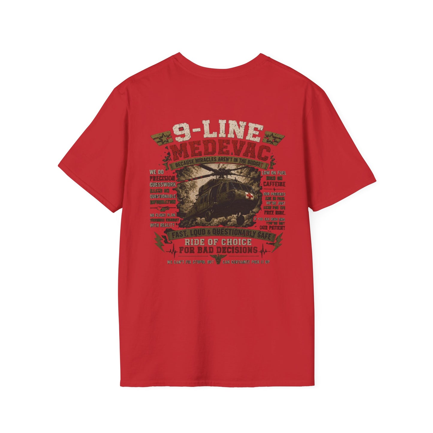 AEK Veteran Badge T-Shirt —9-Line MEDEVAC Tee