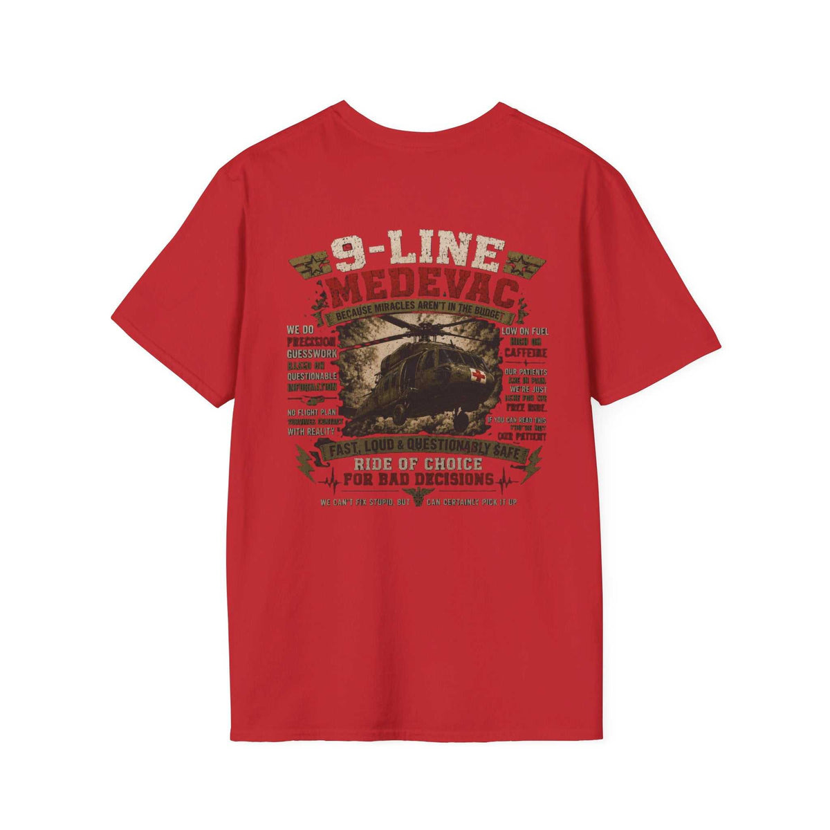 AEK Veteran Badge T-Shirt —9-Line MEDEVAC Tee
