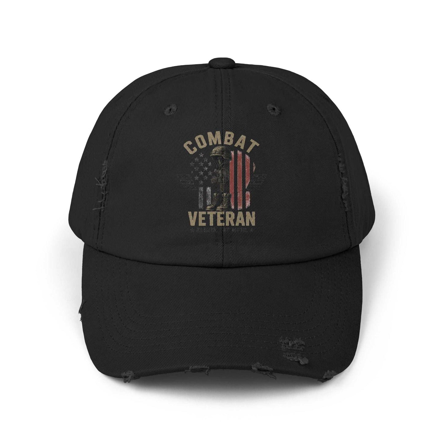 Combat Veteran Distressed Cap