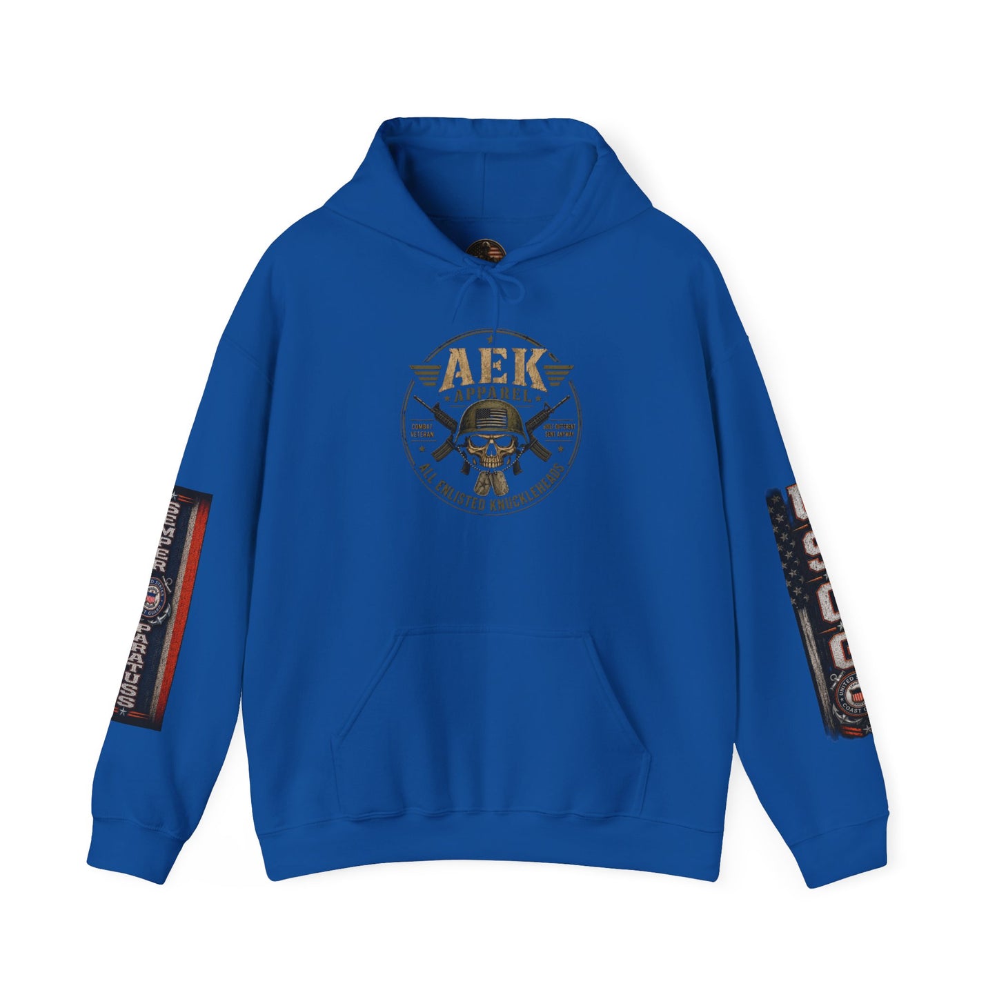 Copy of USMC Hoodie - Pride Is Forever Marine Corps Sweatshirt (AEK Skull Design)