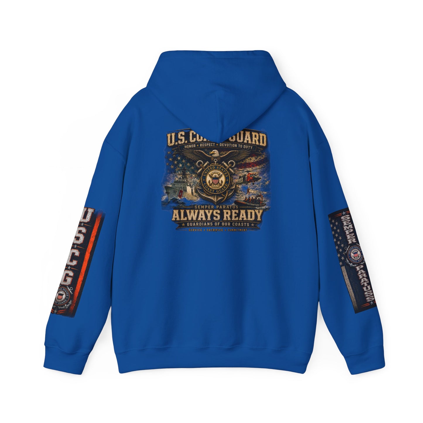 Copy of USMC Hoodie - Pride Is Forever Marine Corps Sweatshirt (AEK Skull Design)