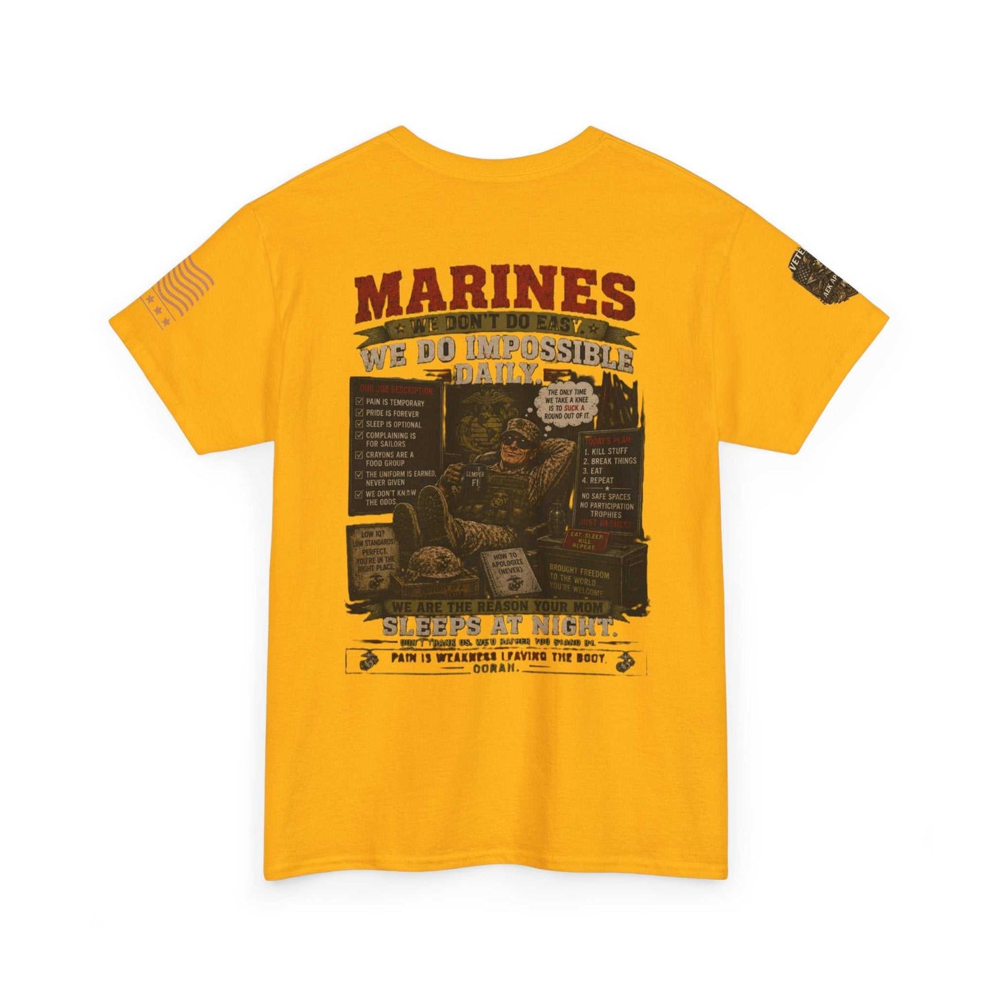 Marines Vintage Graphic Tee – Semper Fi Military Tribute T-Shirt