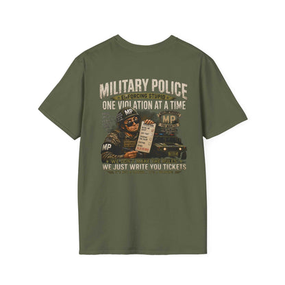 AEK Veteran Badge T-Shirt military police vintage-style emblem on soft breathable cotton tee
