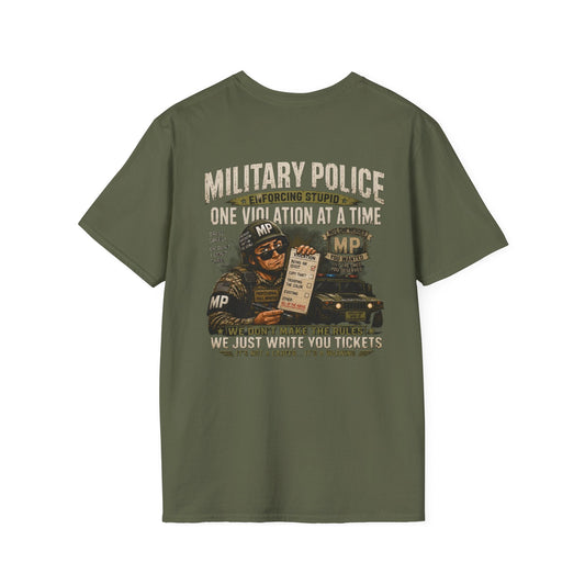 AEK Veteran Badge T-Shirt military police vintage-style emblem on soft breathable cotton tee