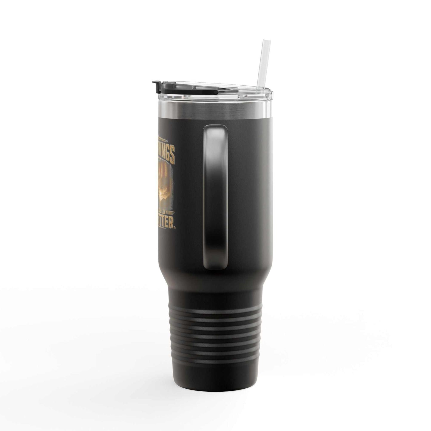 40oz Insulated Travel Mug – "I Do Stupid Things So My Dog Can Sleep Better" Dog Lover Tumbler