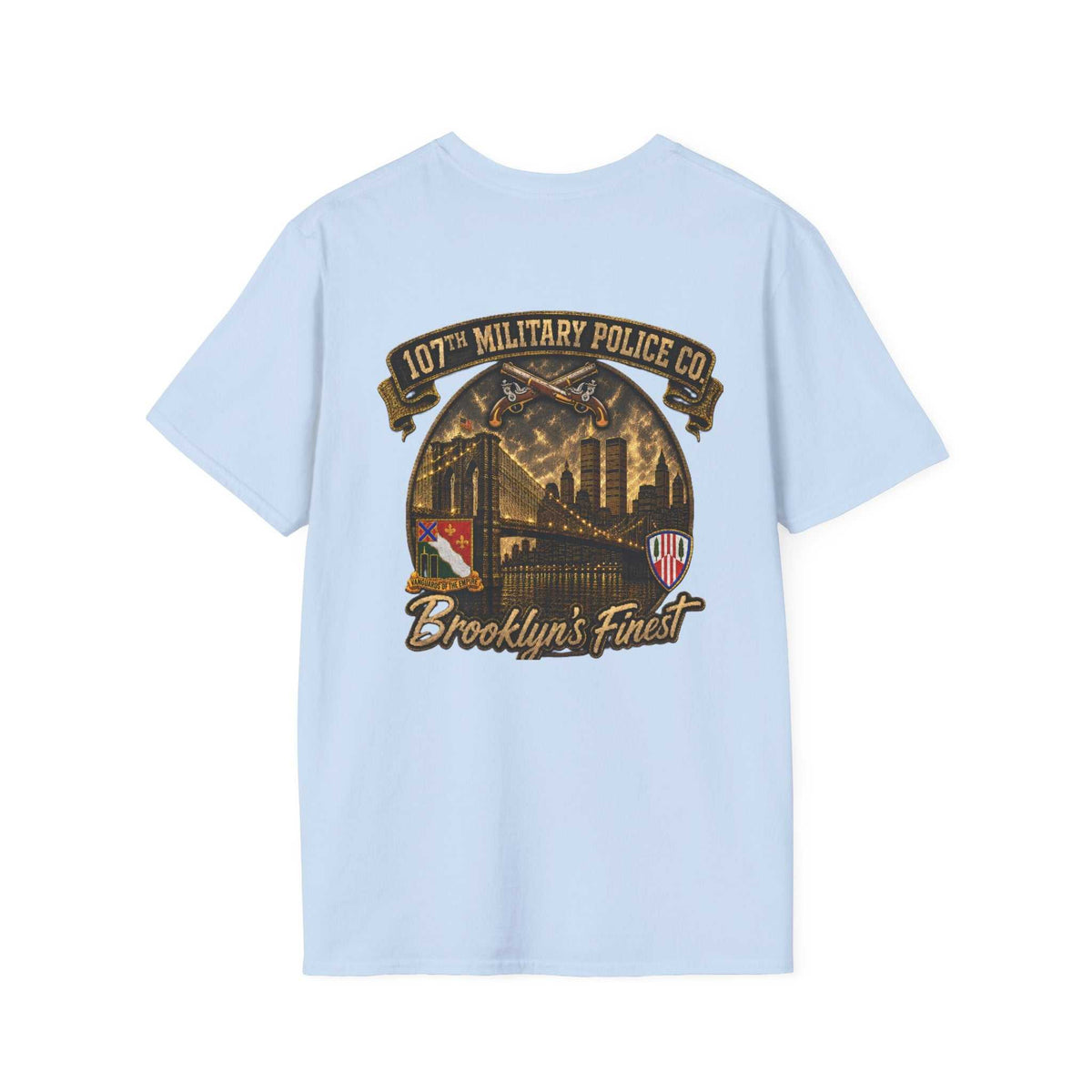 AEK Unit T-Shirt — 107th Military Police Tee "Brooklyn's Finest" WTC