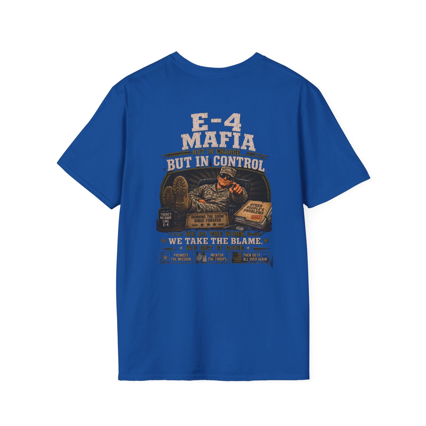 AEK Vet Badge T-Shirt — E-4 Mafia Tee