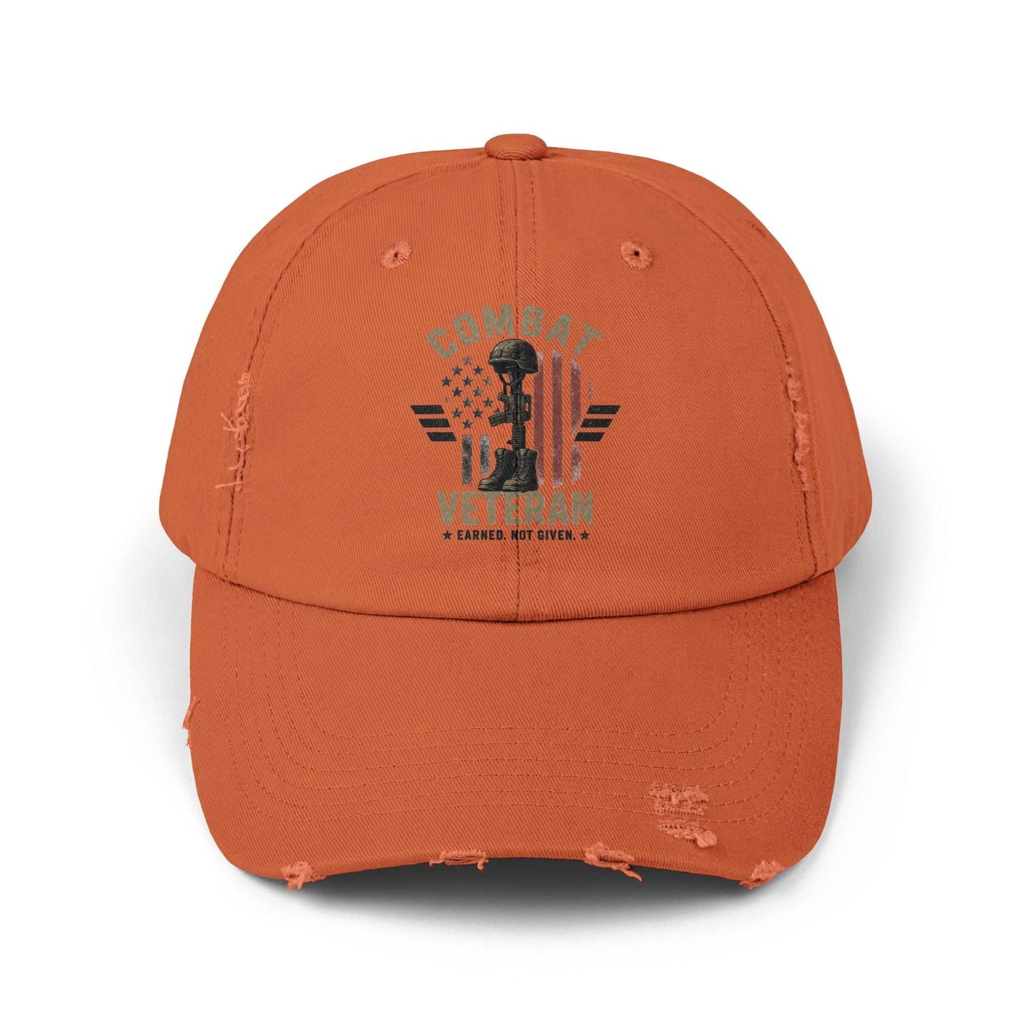 Combat Veteran Distressed Cap