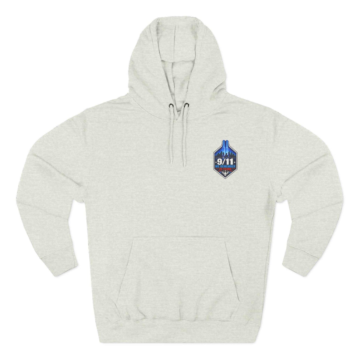 9/11 Remembrance Hoodie – We Remember 25 Years Tribute Fleece Hoodie