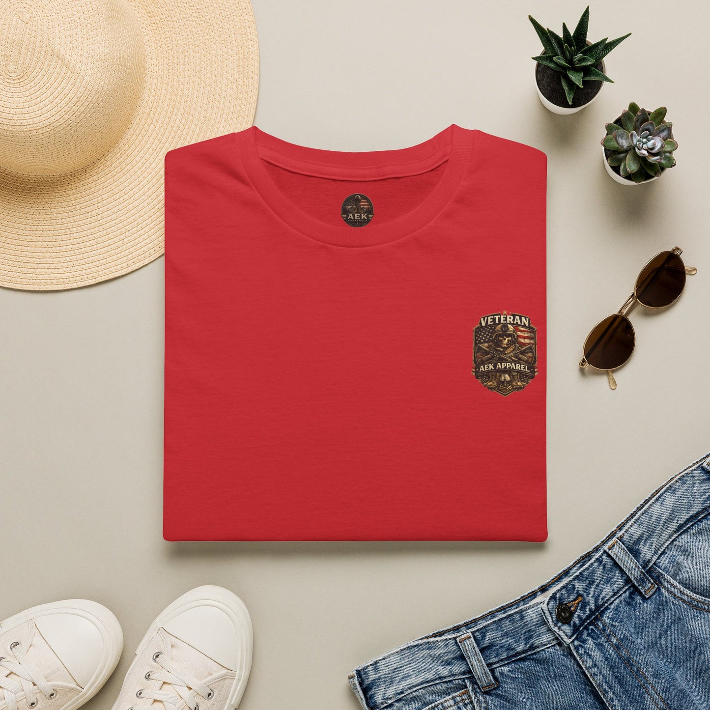 AEK Veteran Badge T-Shirt — Transportation Sarcasm Tee