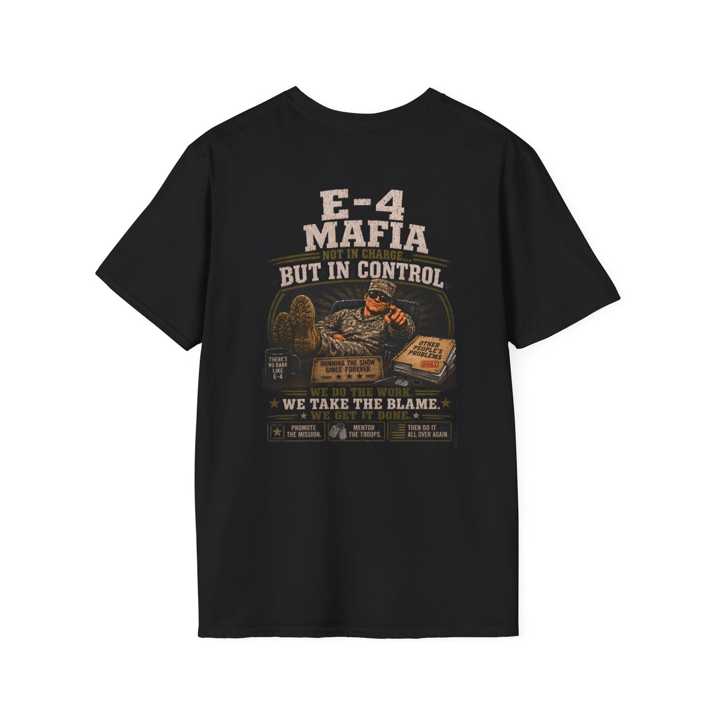 AEK Vet Badge T-Shirt — E-4 Mafia Tee