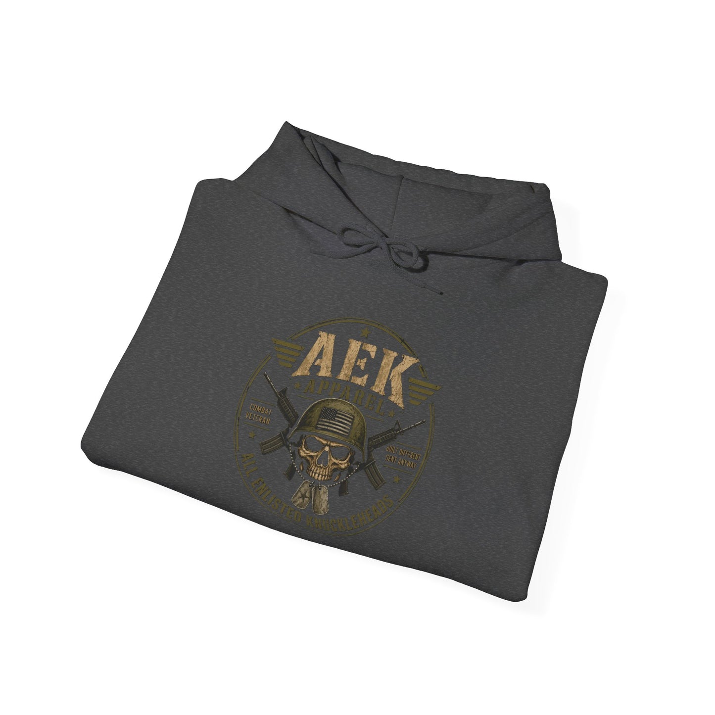 USMC Hoodie - Pride Is Forever Marine Corps Sweatshirt (AEK Skull Design)