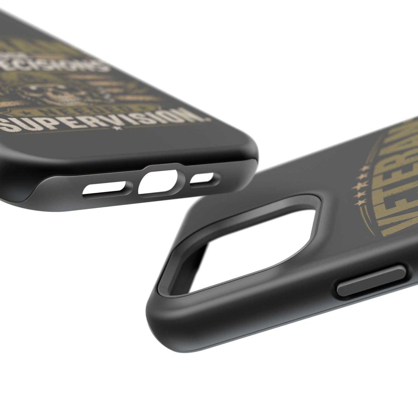 Veteran "Because Bad Decisions Needed Supervision" Impact-Resistant Phone Case