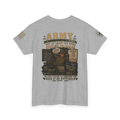 Army Vintage Graphic Tee — 'Army: Suck It Up, Buttercup' Military T‑Shirt