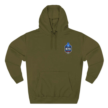 9/11 Remembrance Hoodie – We Remember 25 Years Tribute Fleece Hoodie