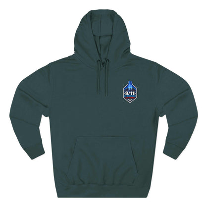9/11 Remembrance Hoodie – We Remember 25 Years Tribute Fleece Hoodie