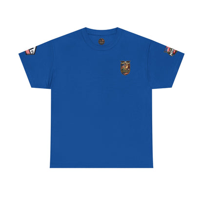 NYARNG Patriots Day Memorial Tee – "Never Forget" 25th Anniversary American Flag Shirt