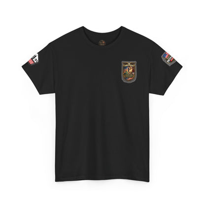 NYARNG Patriots Day Memorial Tee – "Never Forget" 25th Anniversary American Flag Shirt