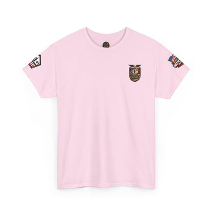 NYARNG Patriots Day Memorial Tee – "Never Forget" 25th Anniversary American Flag Shirt