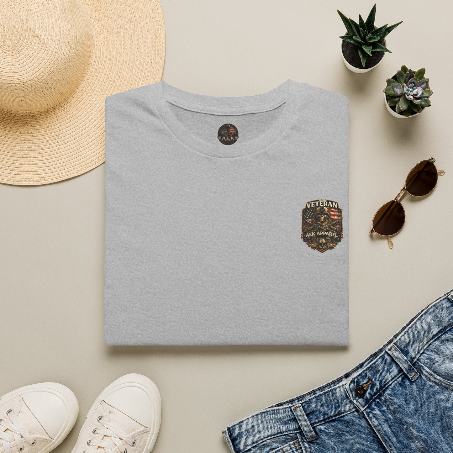 AEK Veteran Badge T-Shirt — AIRBORNE Tee