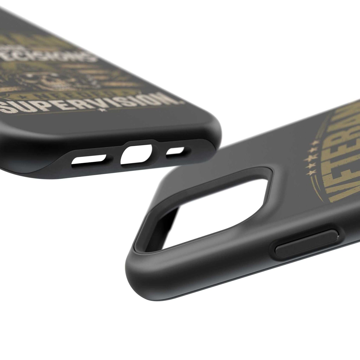 Veteran "Because Bad Decisions Needed Supervision" Impact-Resistant Phone Case