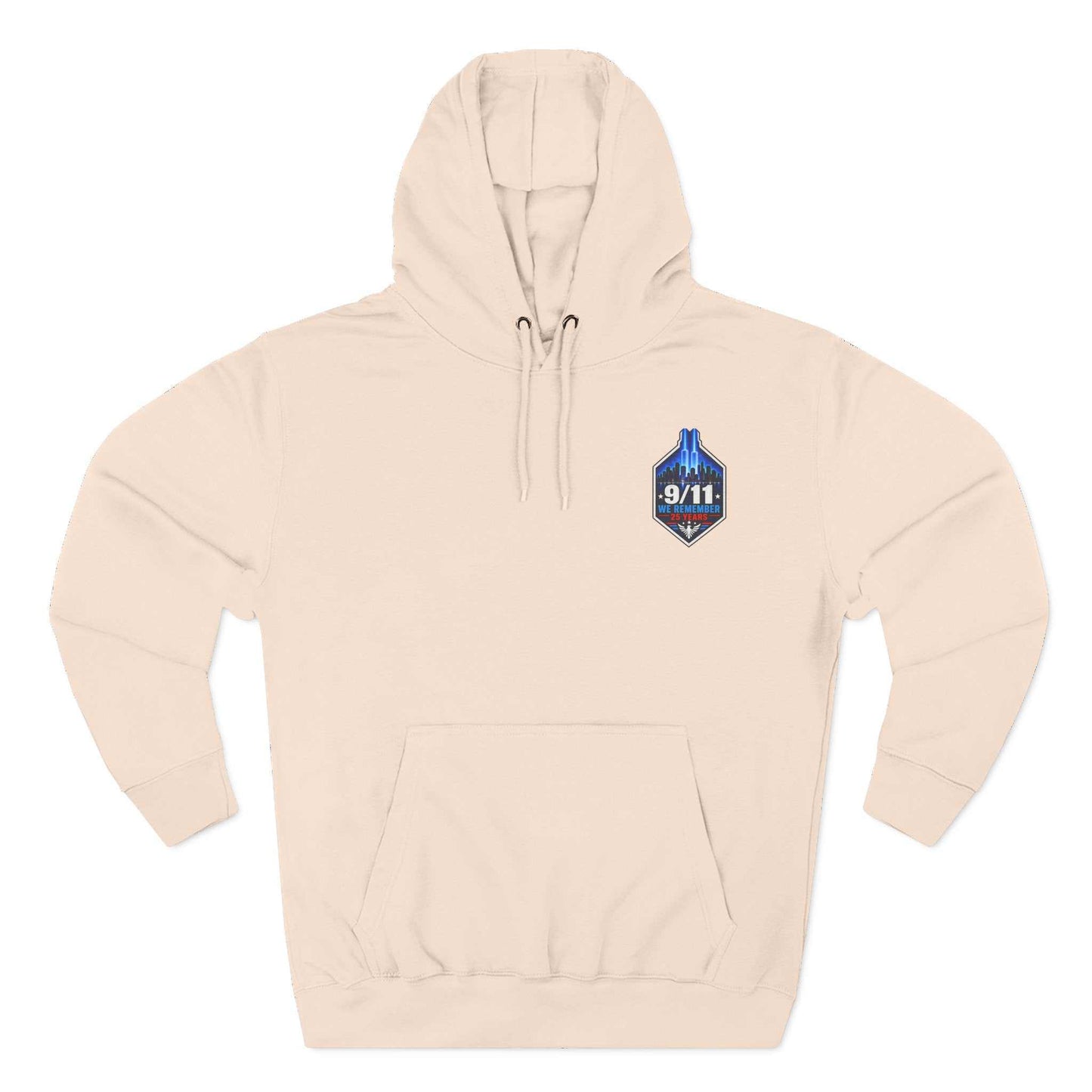 9/11 Remembrance Hoodie – We Remember 25 Years Tribute Fleece Hoodie