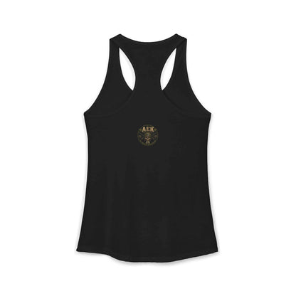 Women's Racerback Tank - "Pretty Face, Combat Mindset"