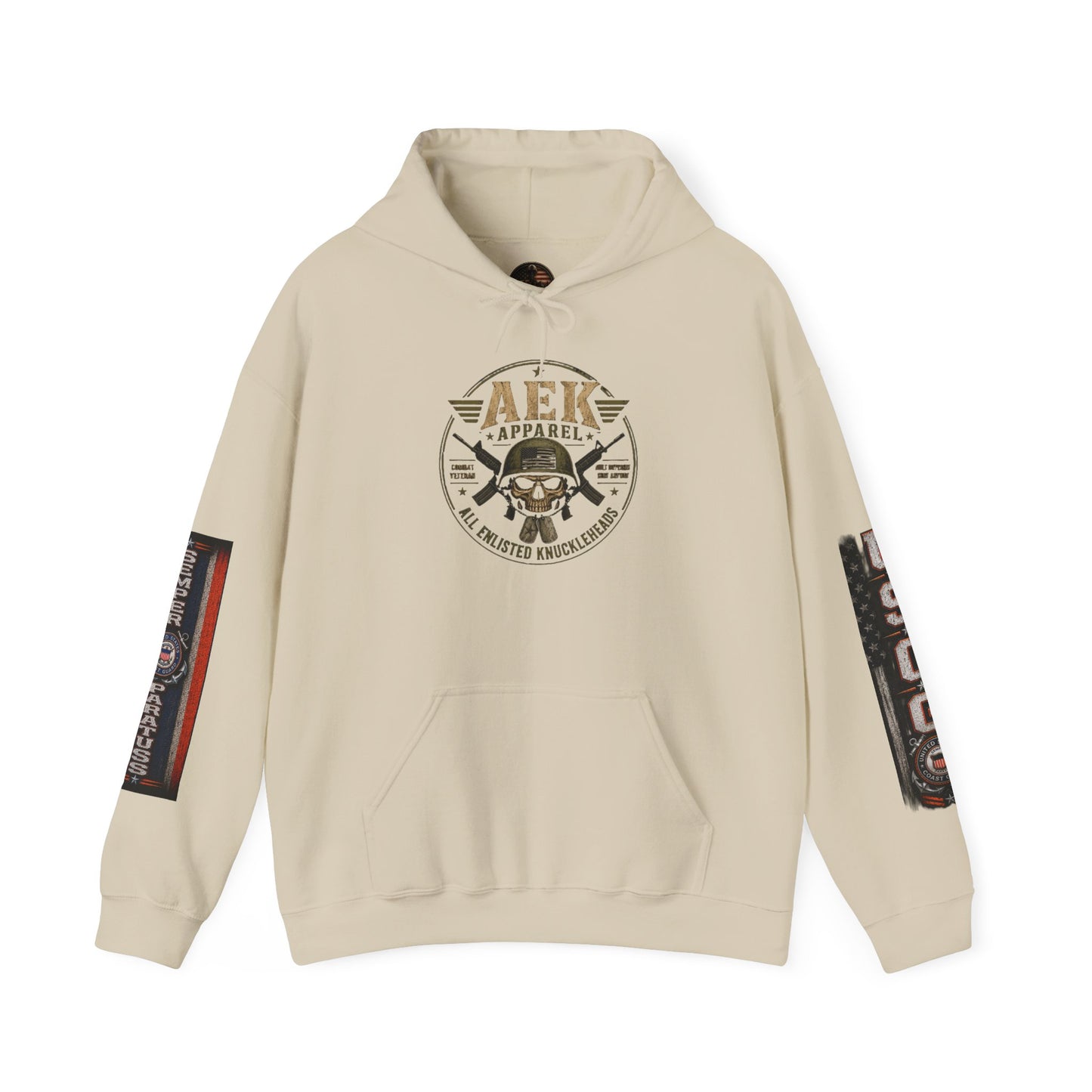 Copy of USMC Hoodie - Pride Is Forever Marine Corps Sweatshirt (AEK Skull Design)
