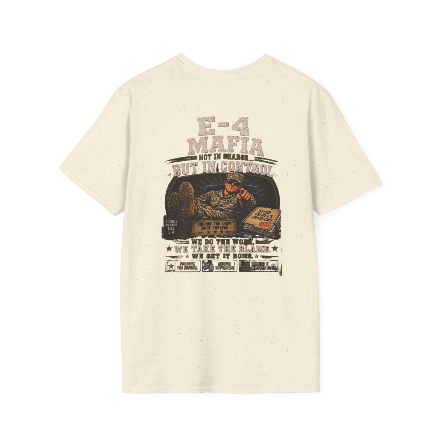 AEK Vet Badge T-Shirt — E-4 Mafia Tee