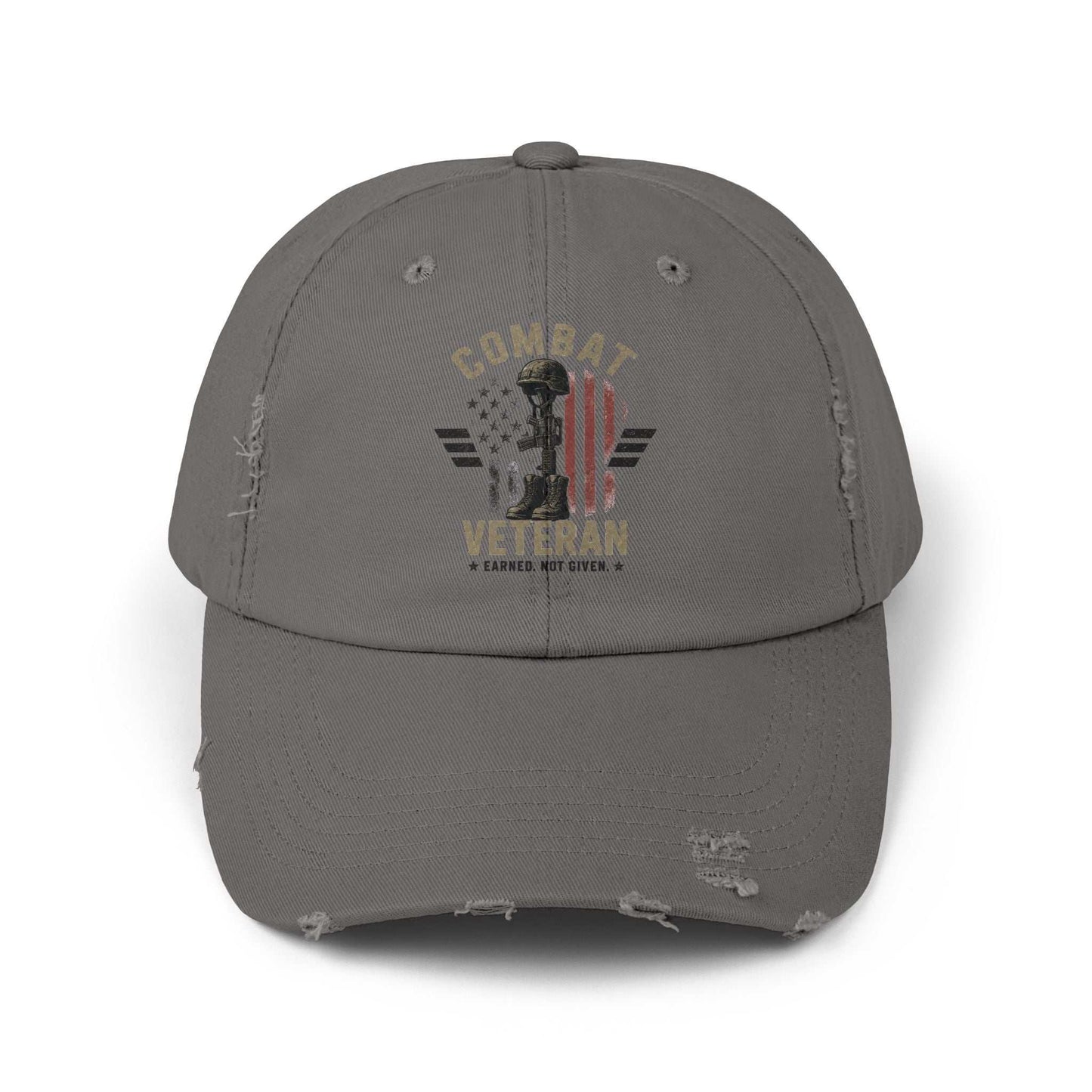 Combat Veteran Distressed Cap