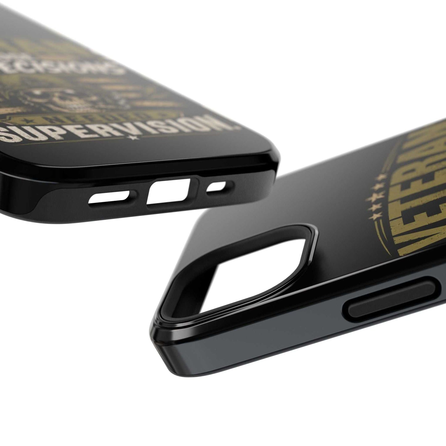 Veteran "Because Bad Decisions Needed Supervision" Impact-Resistant Phone Case