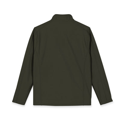 Embroidered Men's Soft Shell Jacket – Classic Port Authority Windbreaker, Durable Outdoor Layer