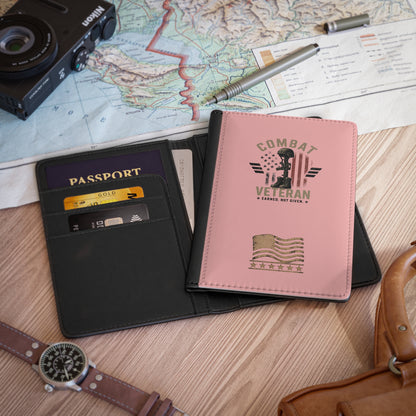 Combat Veteran Pink Passport Cover – Tough Girl Travel Accessory