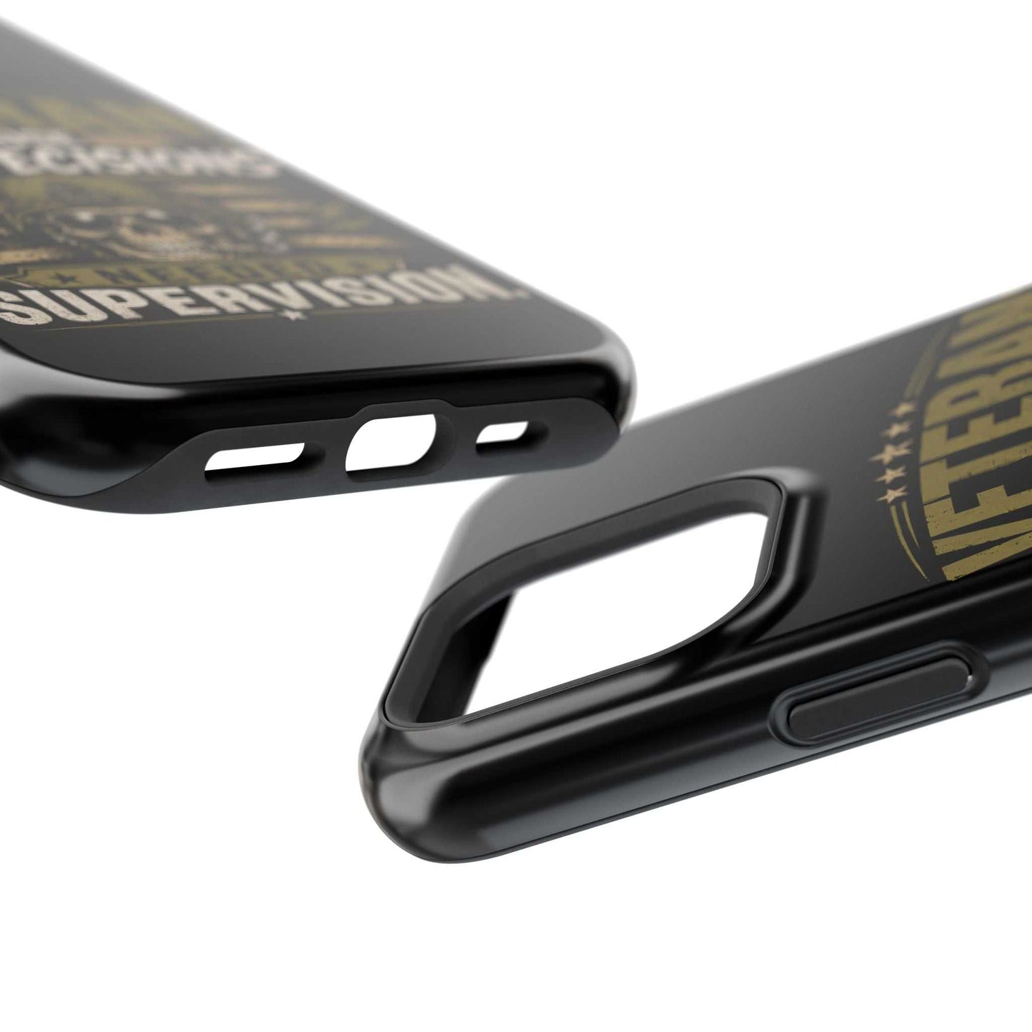 Veteran "Because Bad Decisions Needed Supervision" Impact-Resistant Phone Case