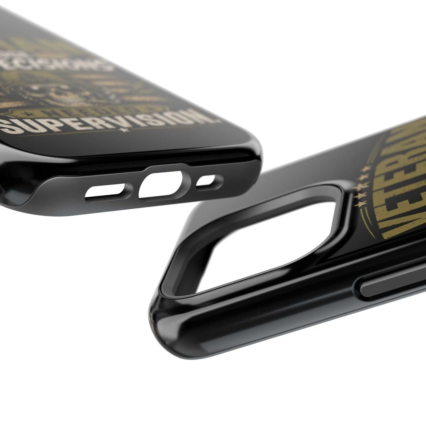 Veteran "Because Bad Decisions Needed Supervision" Impact-Resistant Phone Case