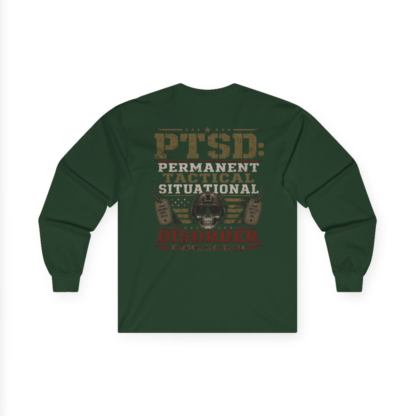 PTSD: Permanent Tactical Situational Disorder Long Sleeve Tee