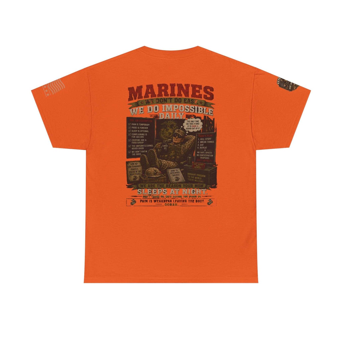 Marines Vintage Graphic Tee – Semper Fi Military Tribute T-Shirt