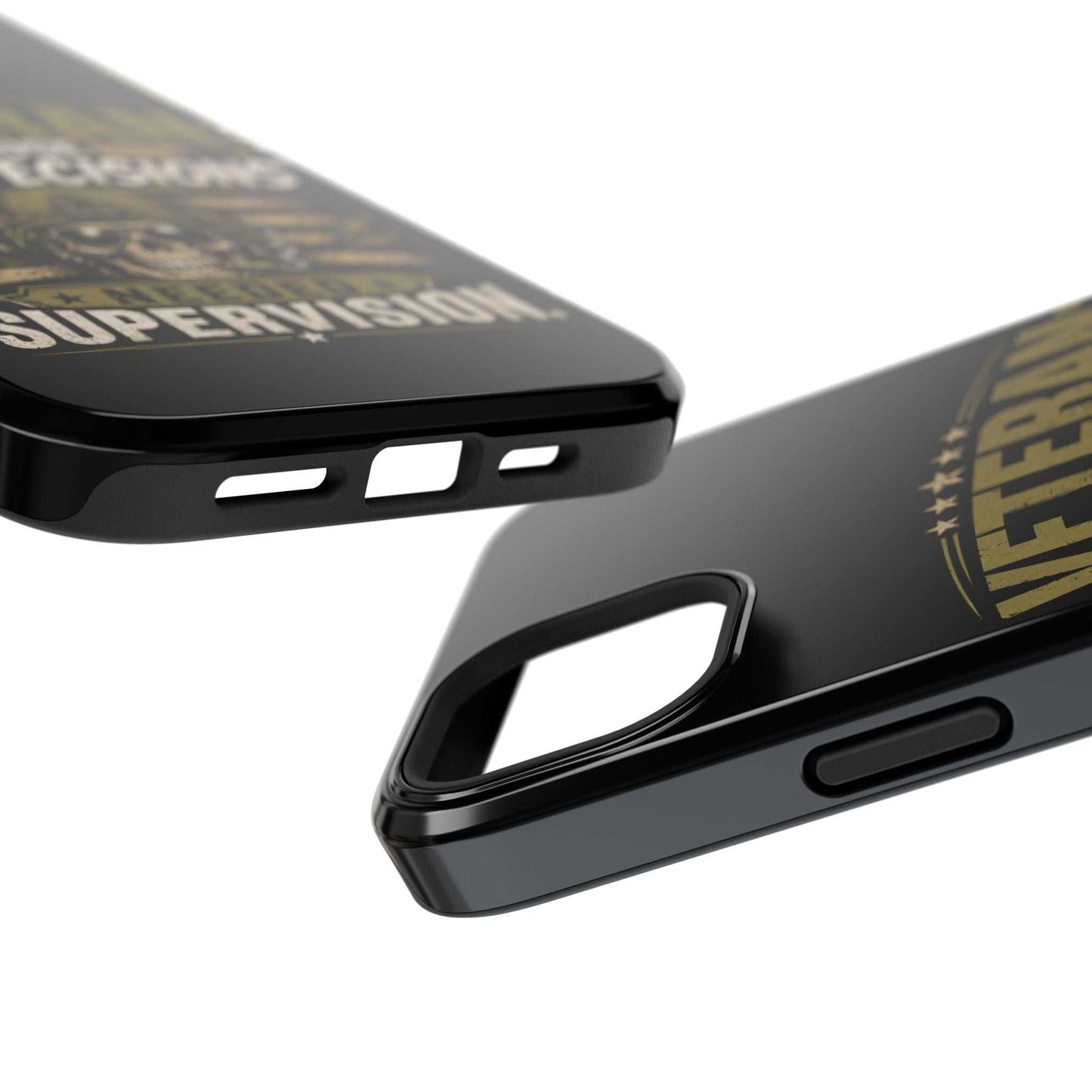 Veteran "Because Bad Decisions Needed Supervision" Impact-Resistant Phone Case