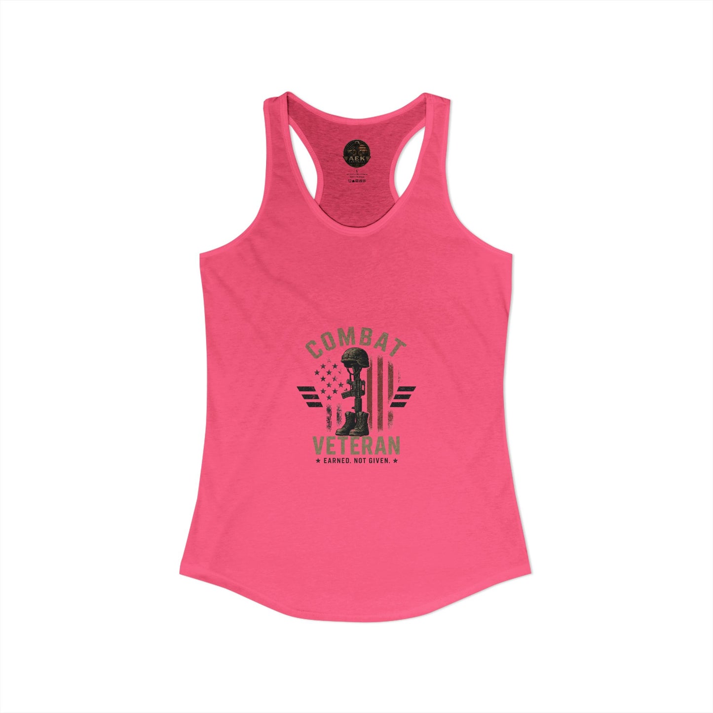 Women's Ideal Racerback Tank - 'My Makeup Cost Less than My Ammo'