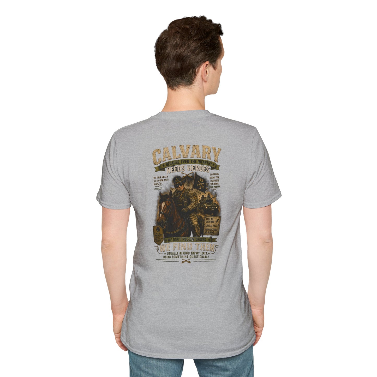 AEK Veteran Badge T-Shirt — Calvary Tee