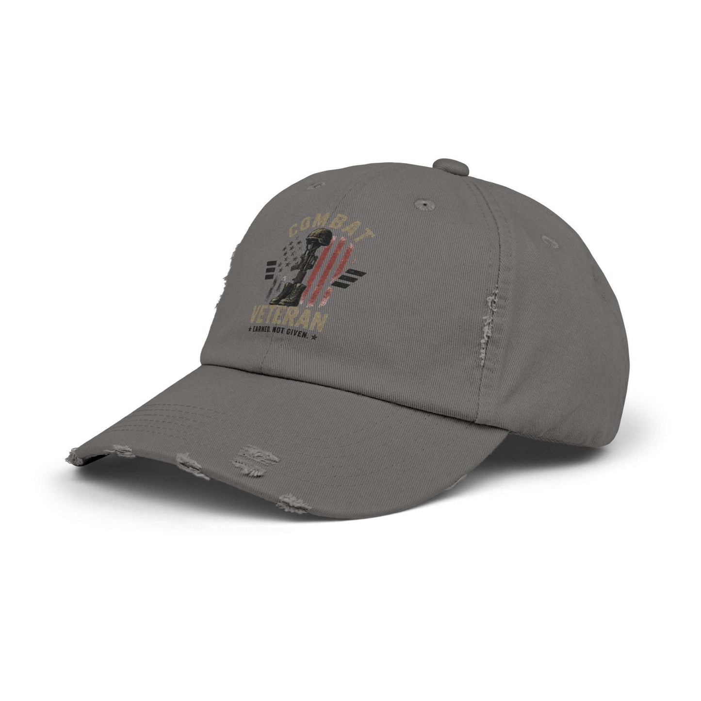 Combat Veteran Distressed Cap