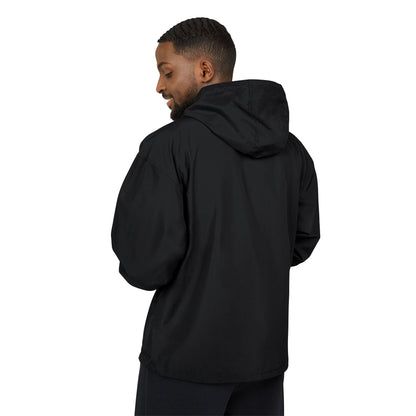 Embroidered "COMBAT VETERAN" Packable Anorak Jacket