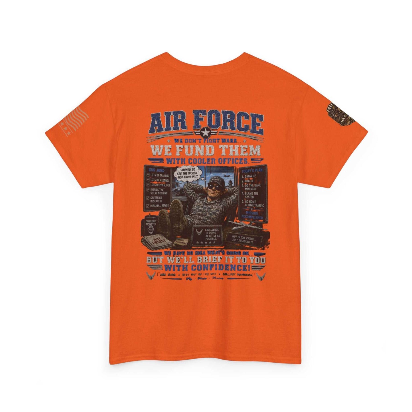 Air Force Veteran Tribute T-Shirt — 'We Fund Them' Military Support Tee