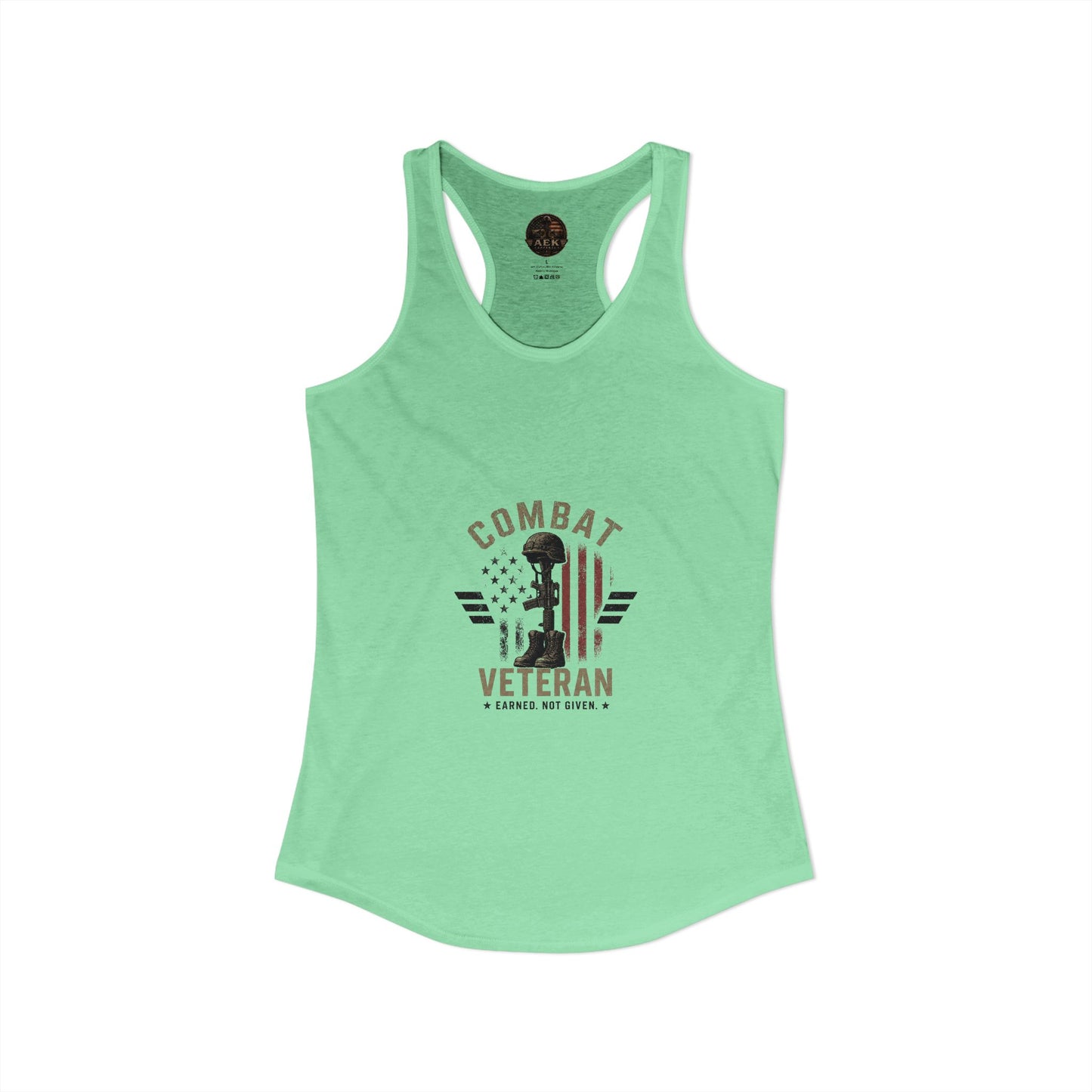Women's Ideal Racerback Tank - 'My Makeup Cost Less than My Ammo'