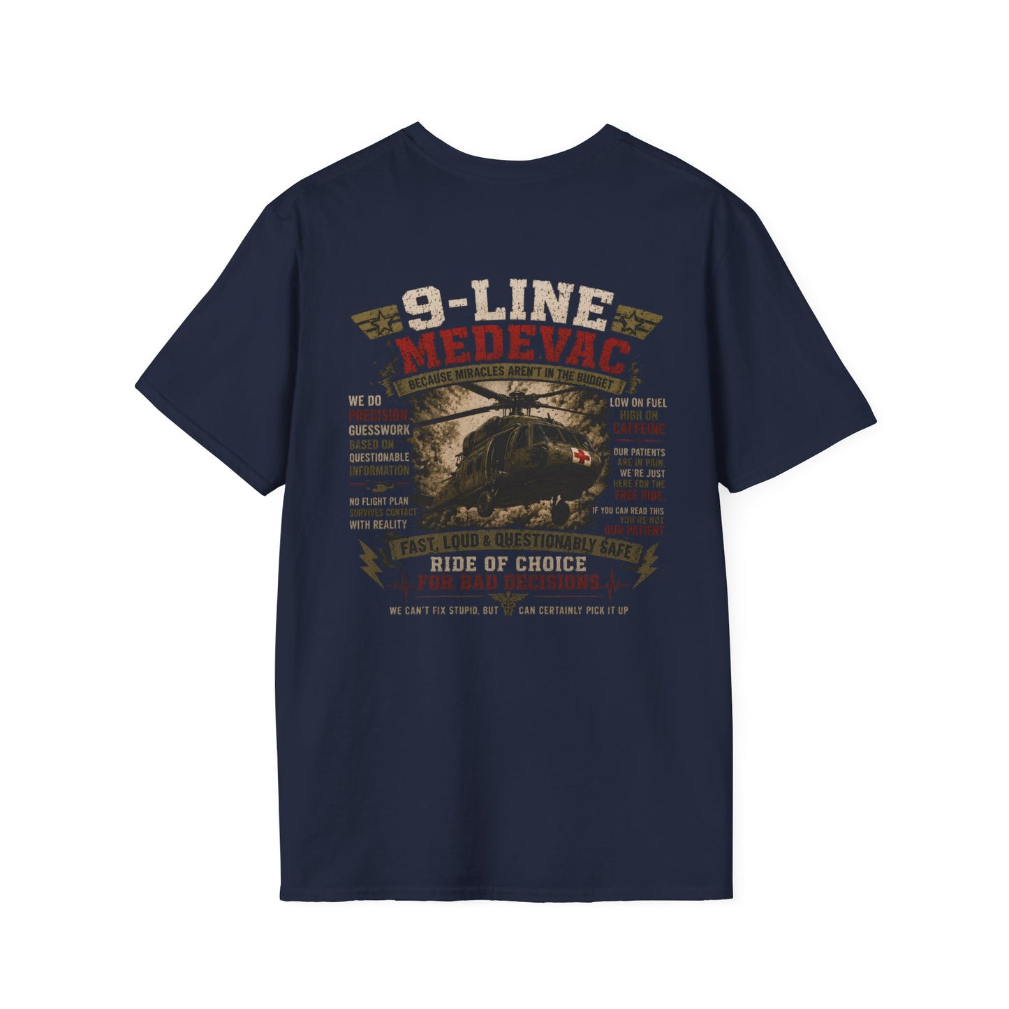 AEK Veteran Badge T-Shirt —9-Line MEDEVAC Tee