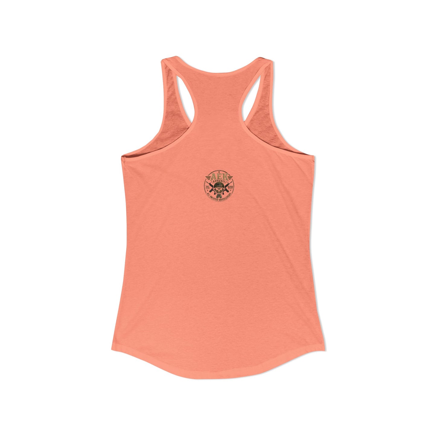Women's Racerback Tank - "My Makeup Cost More Than My Ammo"